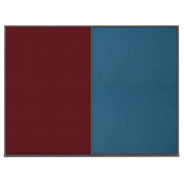 Double Door Radius Corkboard, 42"X32", S